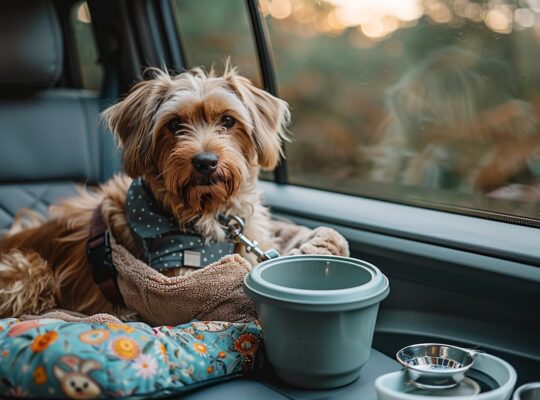 En voiture avec votre fidèle toutou : les accessoires indispensables pour un voyage en toute sécurité