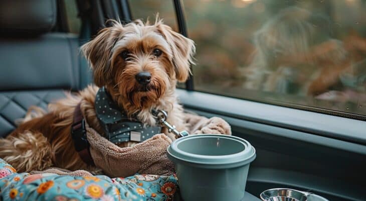 En voiture avec votre fidèle toutou : les accessoires indispensables pour un voyage en toute sécurité