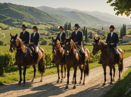 Balades équestres en Lombardie et activités nature