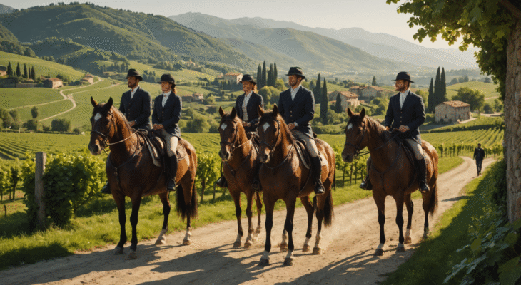 Balades équestres en Lombardie et activités nature