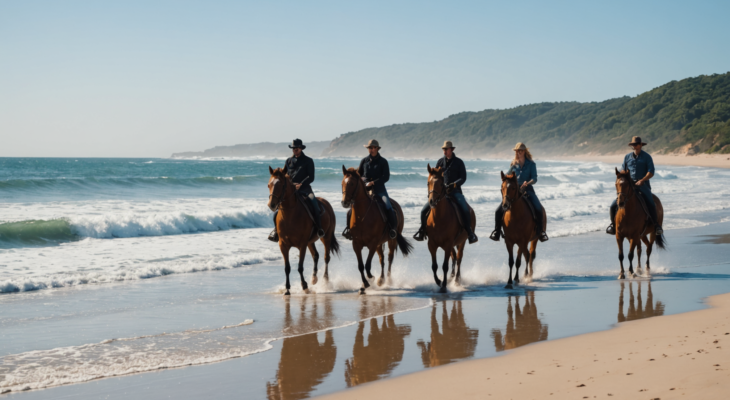 Balades à cheval en bord d’océan : centres équestres et étiquette
