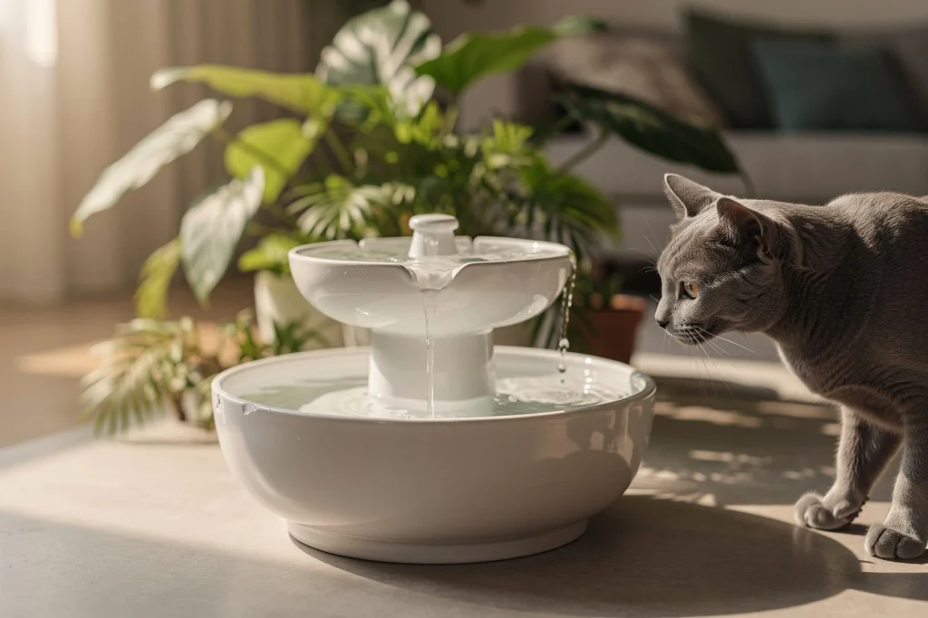 Nos coups de cœur en matière de fontaines à eau pour rendre heureux votre chat