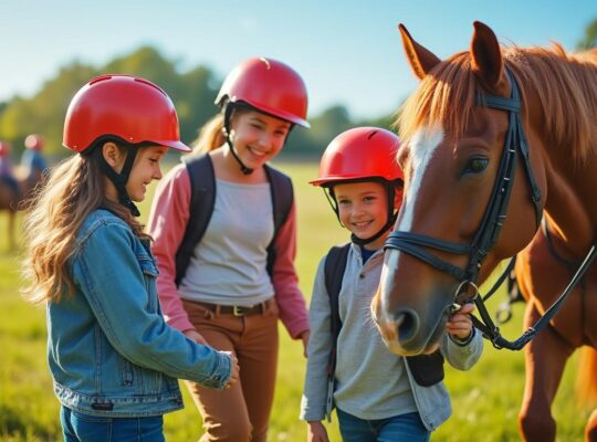 Cheval, enfants et sécurité : conseils pour découvrir l’équitation en famille