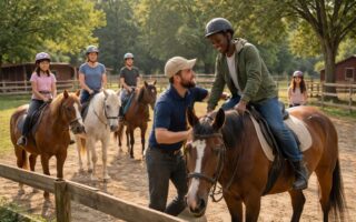 Équitation accessible avec centres équestres associatifs et cours collectifs à tarifs réduits