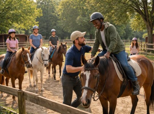 Équitation accessible avec centres équestres associatifs et cours collectifs à tarifs réduits