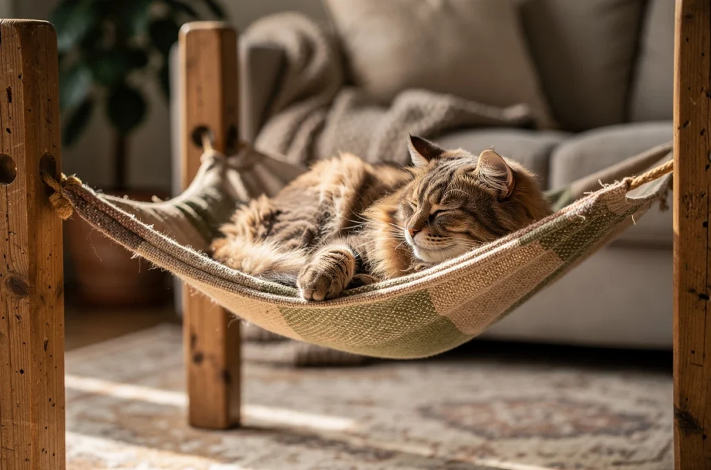 Hamac pour chat : comment offrir le support idéal pour le repos du chat