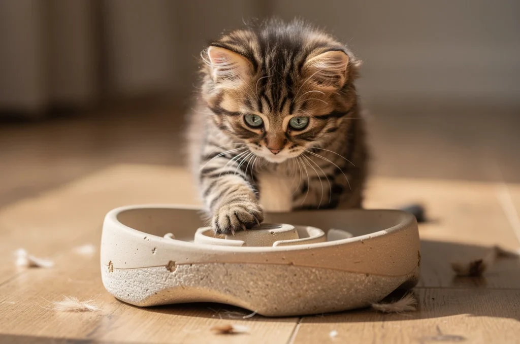 Comment bien choisir une gamelle anti glouton pour chaton ?