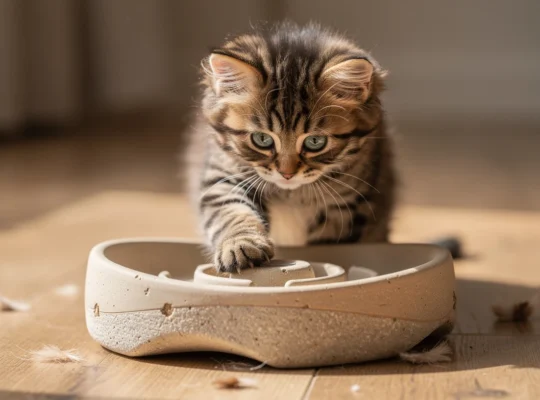 Comment bien choisir une gamelle anti glouton pour chaton ?