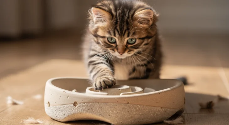Comment bien choisir une gamelle anti glouton pour chaton ?