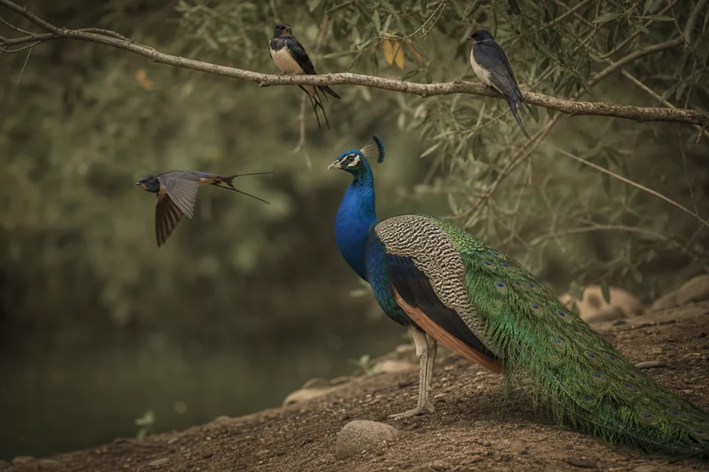 Des hirondelles aux paons : les motifs animaliers qui subliment l’esprit bohème