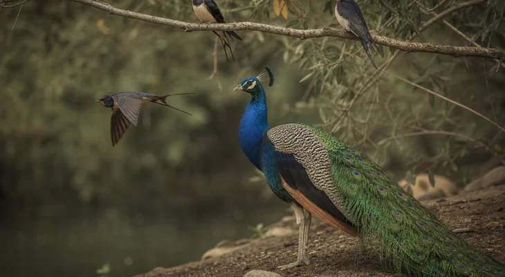 Des hirondelles aux paons : les motifs animaliers qui subliment l’esprit bohème
