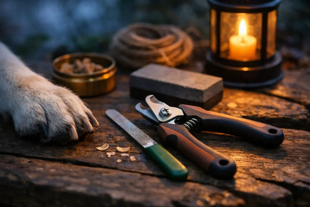 Couper les griffes d’un chien : longueur, fréquence, coupe-griffes ou lime